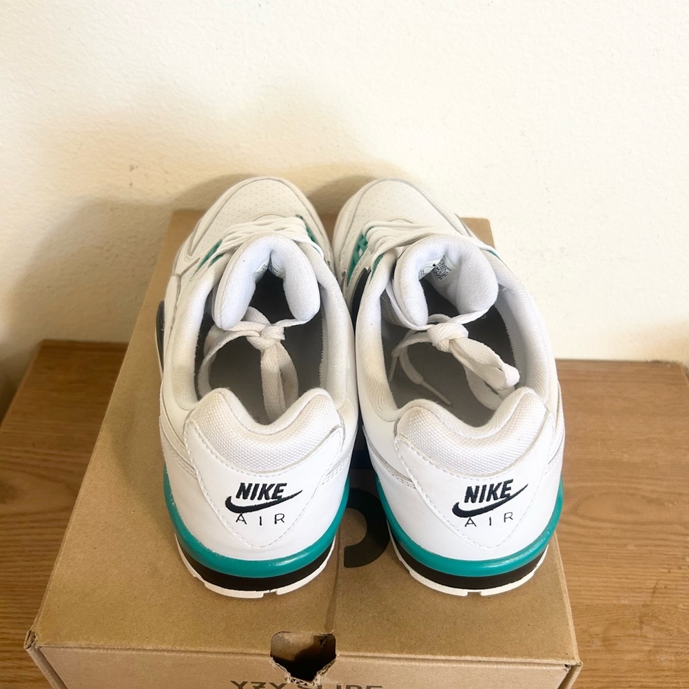 SOLD ❌ Nike Air Cross Trainer3 Low White Neptune Green Black size 10 CJ8172-101 - Picture 6 of 9